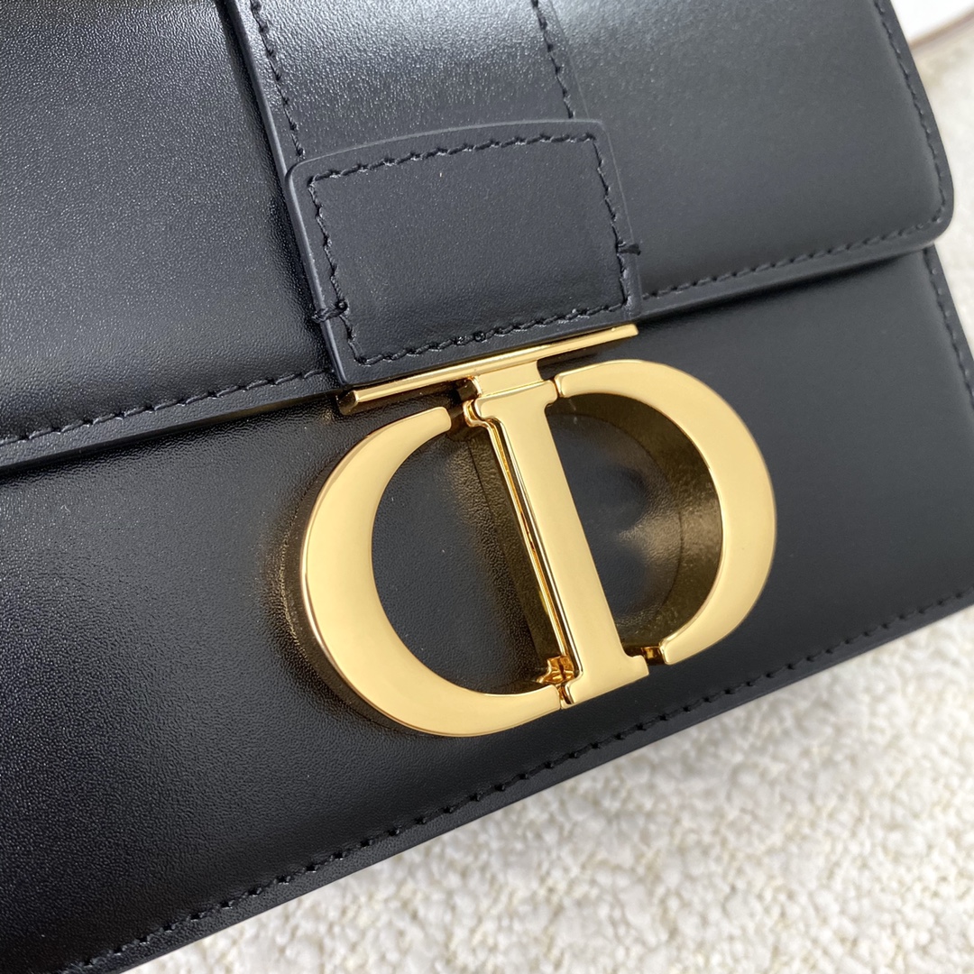 Bagsaaa D10r Mini Montaigne Black Bag - 15x11x4cm