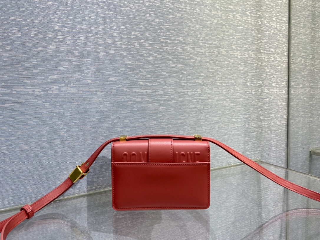 Bagsaaa D10r Mini Montaigne Dark Pink Bag - 15x11x4cm