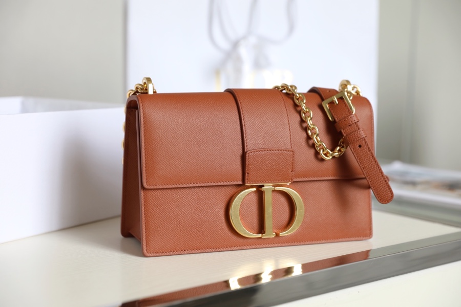 Bagsaaa D10r 30 Montaigne Grained Leather Brown - 24x17x8cm