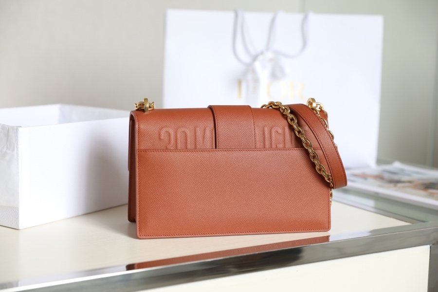 Bagsaaa D10r 30 Montaigne Grained Leather Brown - 24x17x8cm