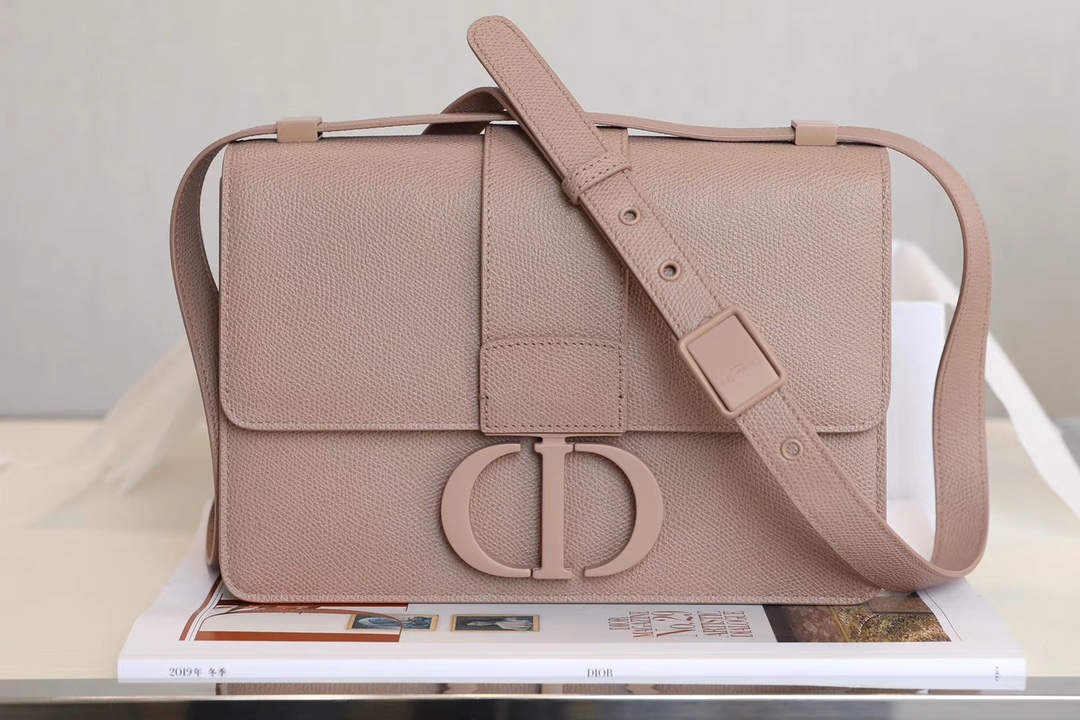 Bagsaaa D10r 30 Montaigne Ultra Matte Grained Calfskin Pink 24cm