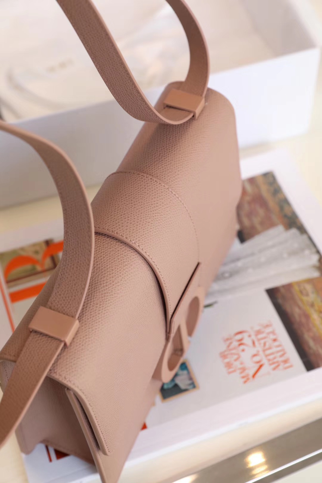 Bagsaaa D10r 30 Montaigne Ultra Matte Grained Calfskin Pink 24cm