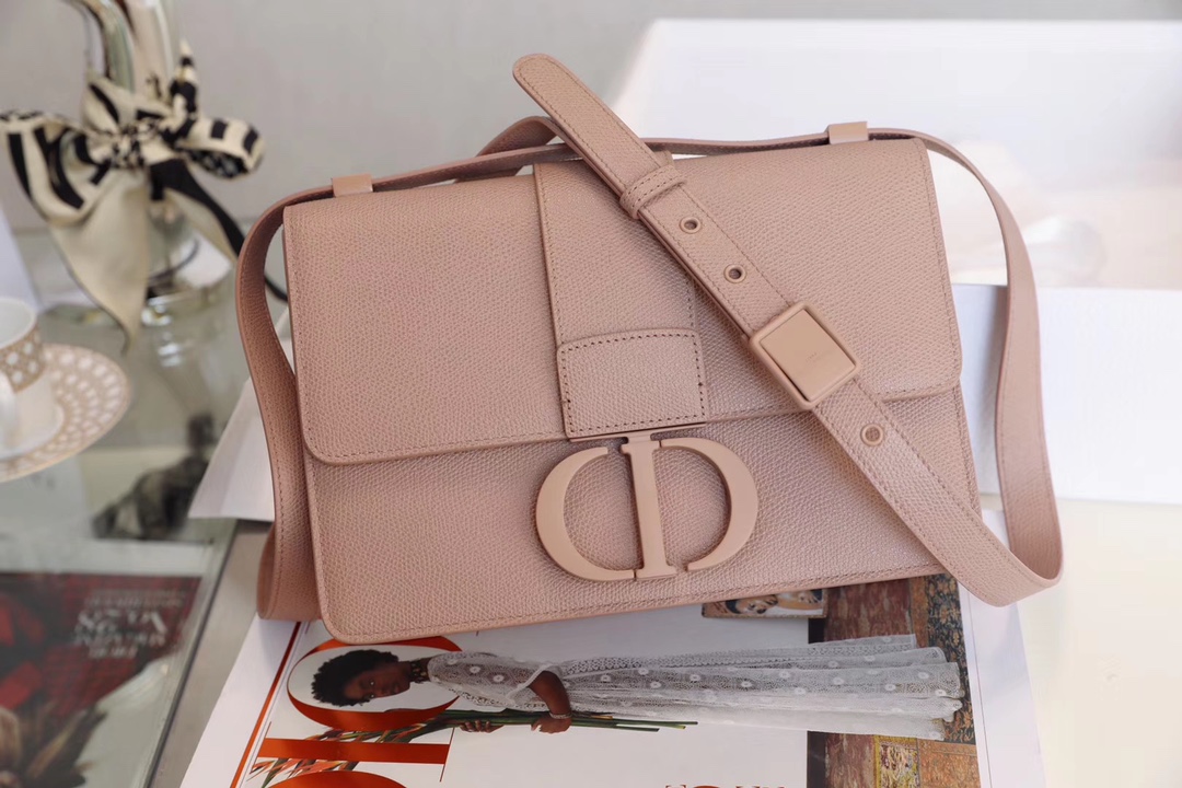 Bagsaaa D10r 30 Montaigne Ultra Matte Grained Calfskin Pink 24cm