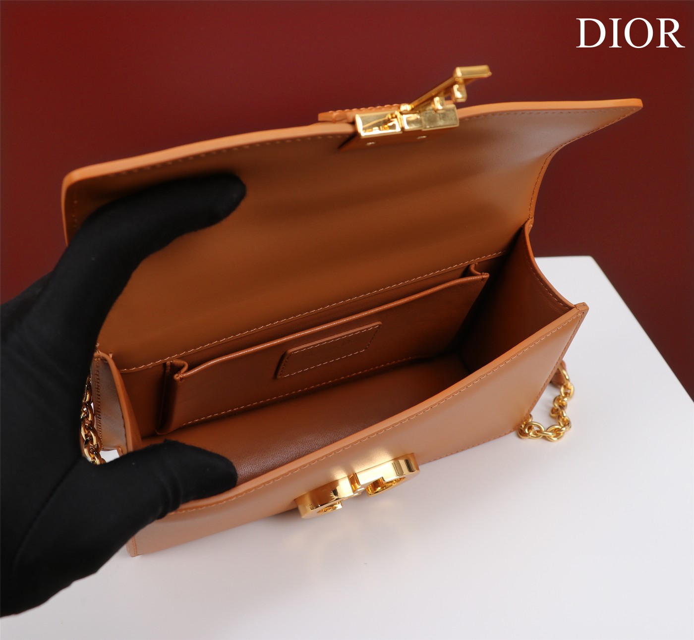 Bagsaaa D10r 30 Montaigne East West Brown Bag - 21x12x6cm