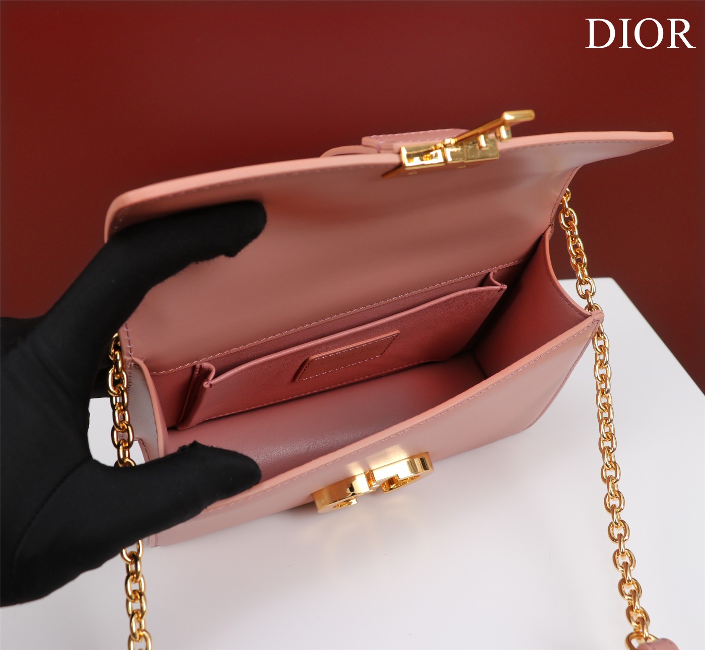 Bagsaaa D10r 30 Montaigne East West Pink Bag - 21x12x6cm