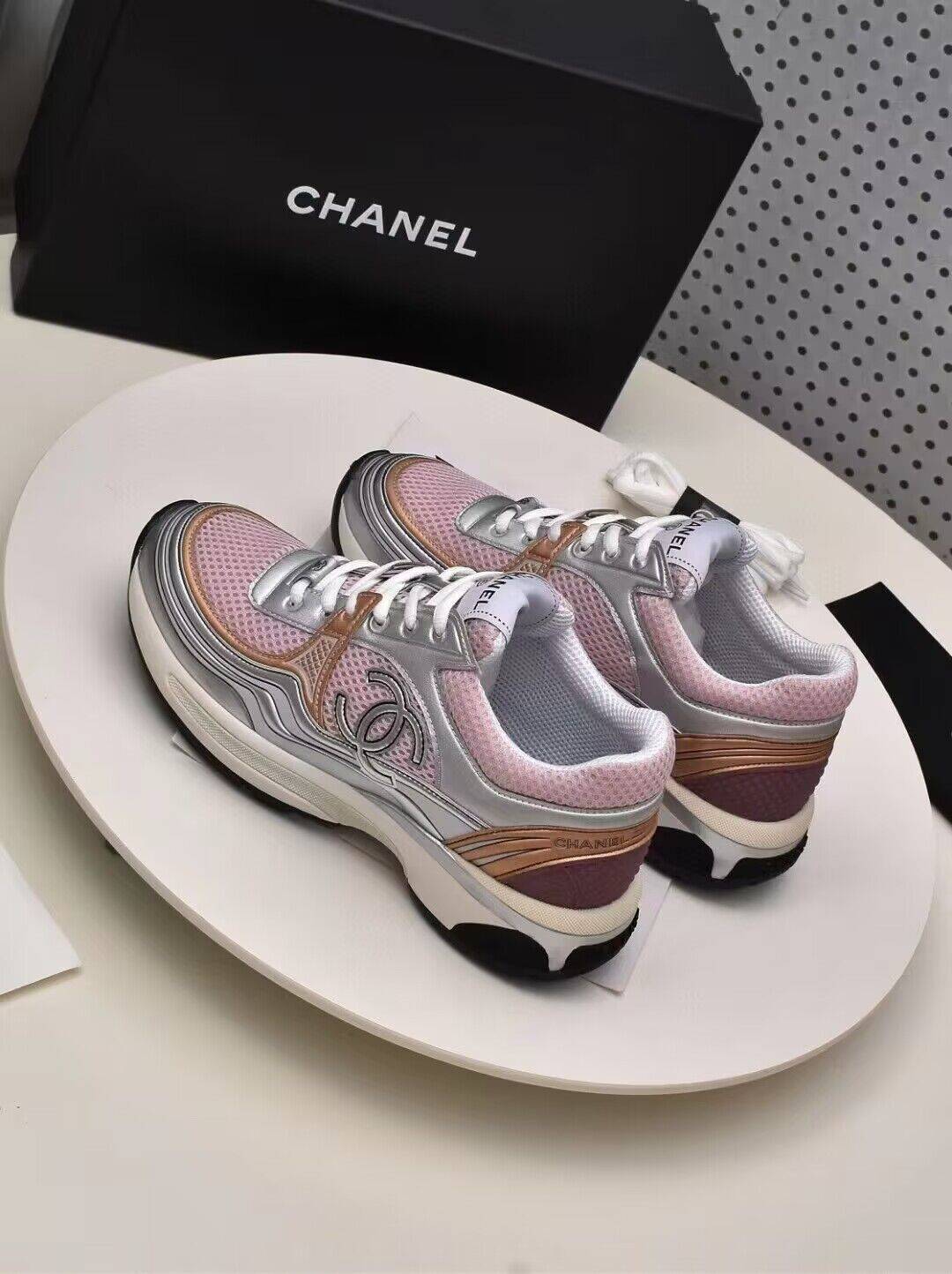 Bagsaaa Ch**el Sneakers Pink