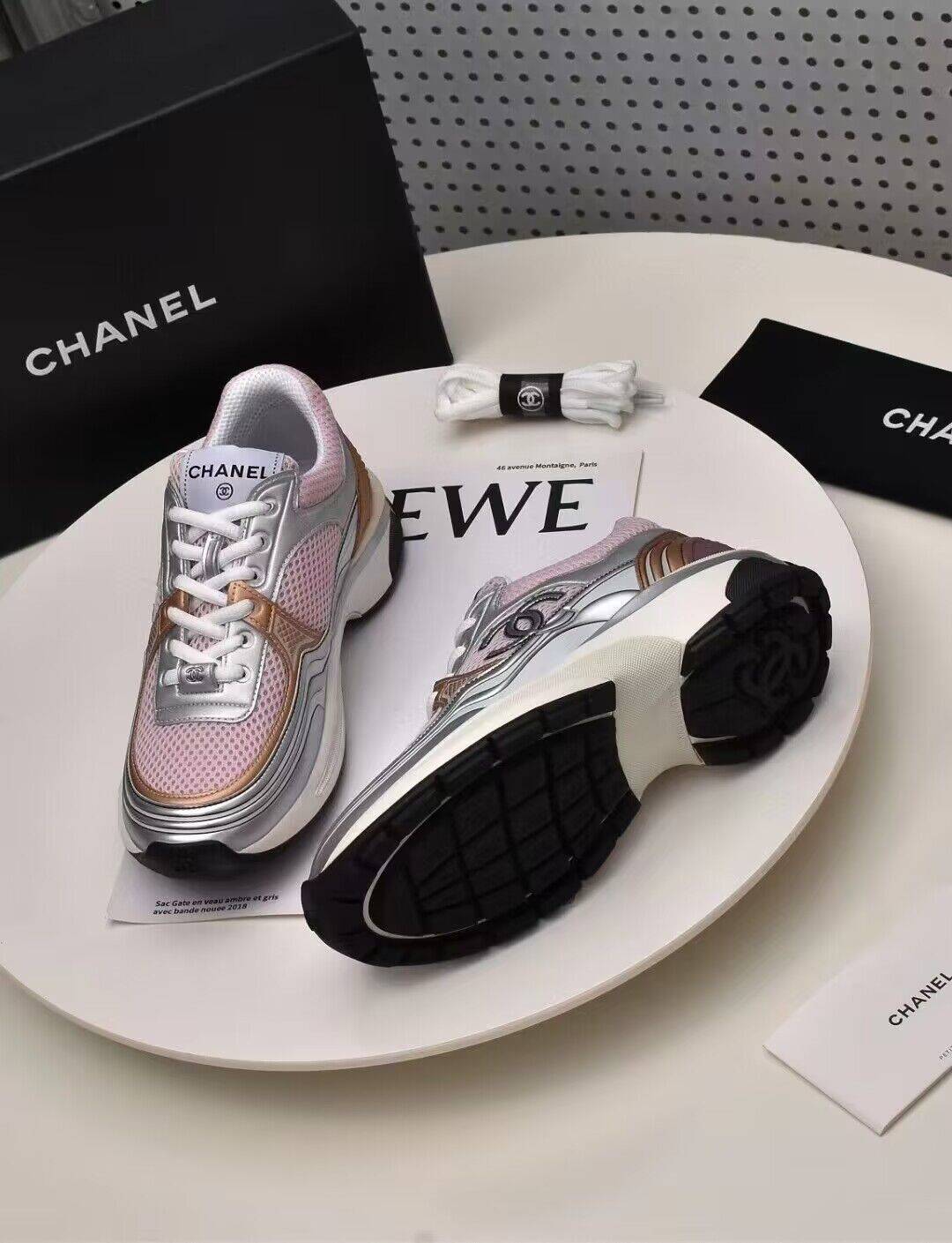 Bagsaaa Ch**el Sneakers Pink
