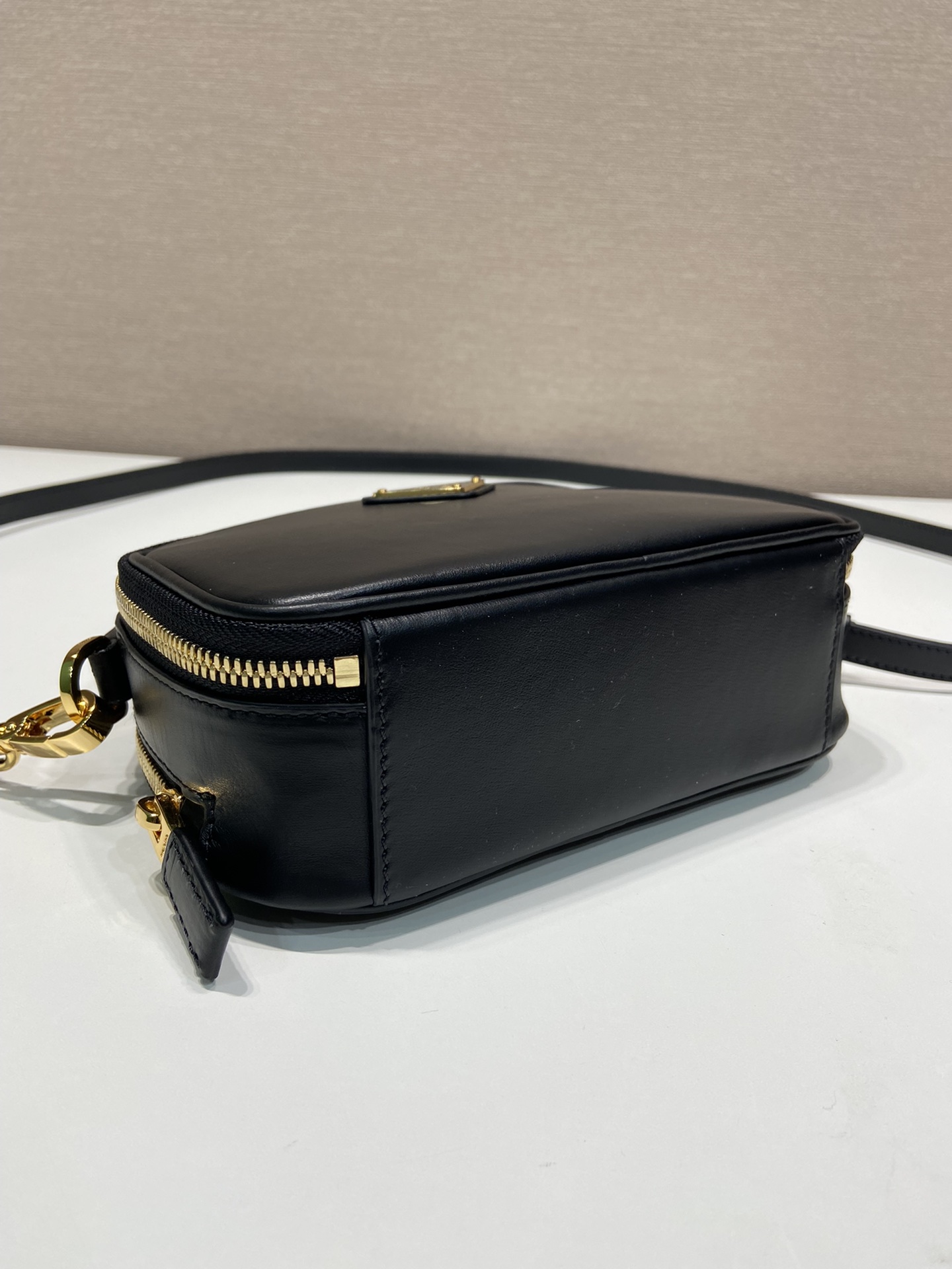 Bagsaaa Pra*a Odette leather mini-bag black - 18.5*13*6.5cm