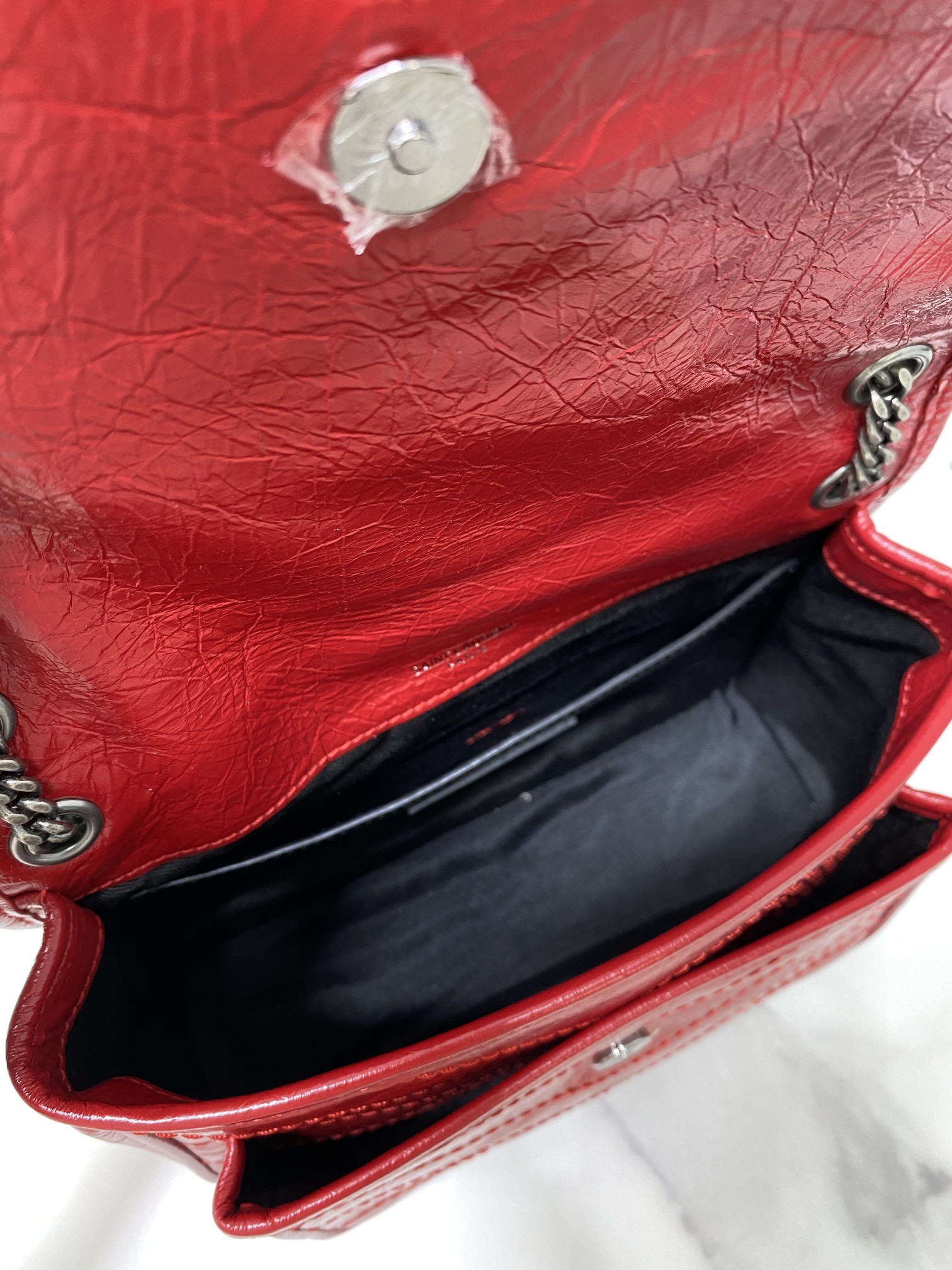 Bagsaaa Y51 Niki Baby In Vintage Letaher Red - 22x16x12cm