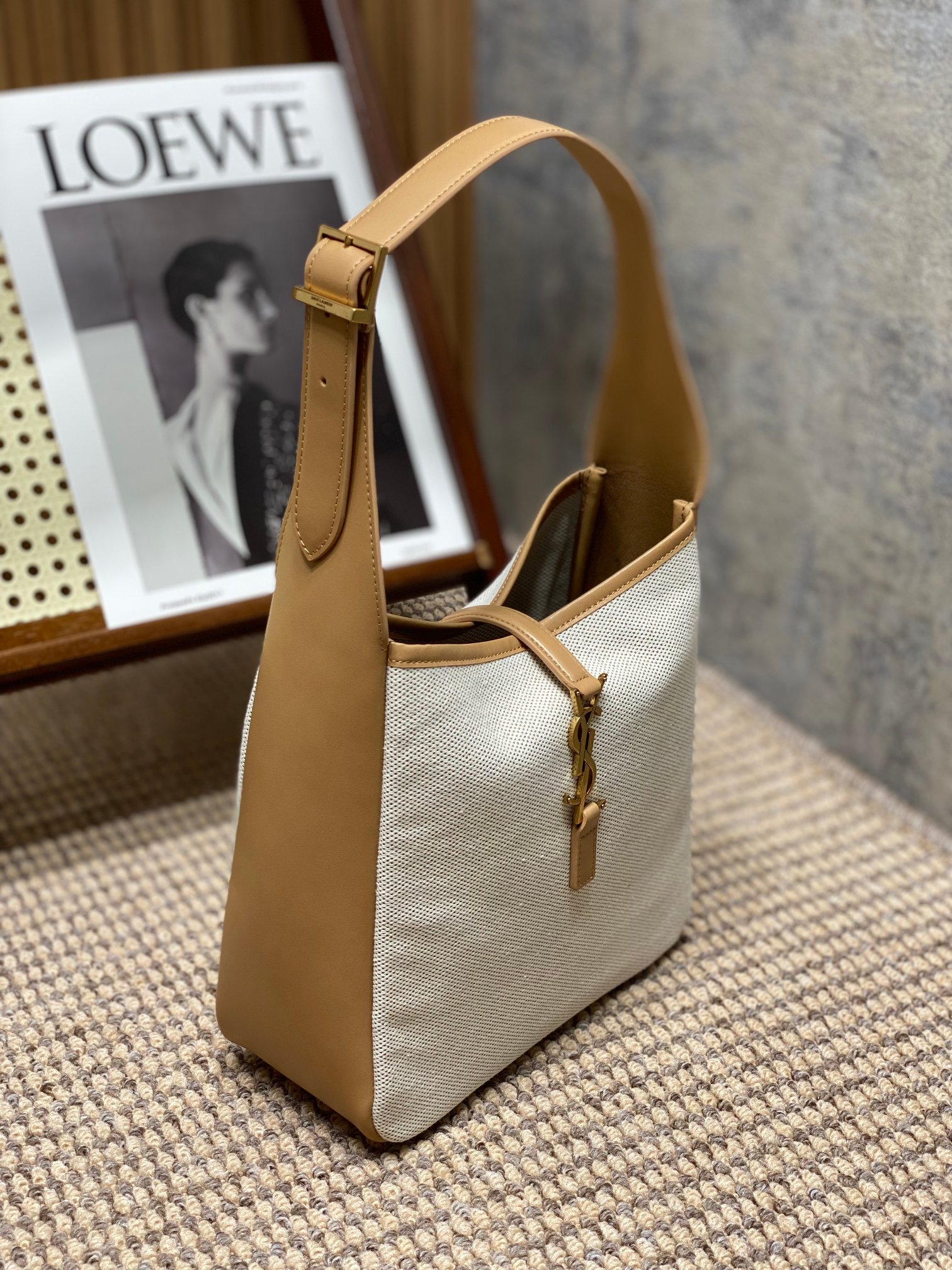 Bagsaaa Y51 LE 5 À 7 S*pPLE SMALL IN BEIGE - 23 X 22 X 8.5 CM