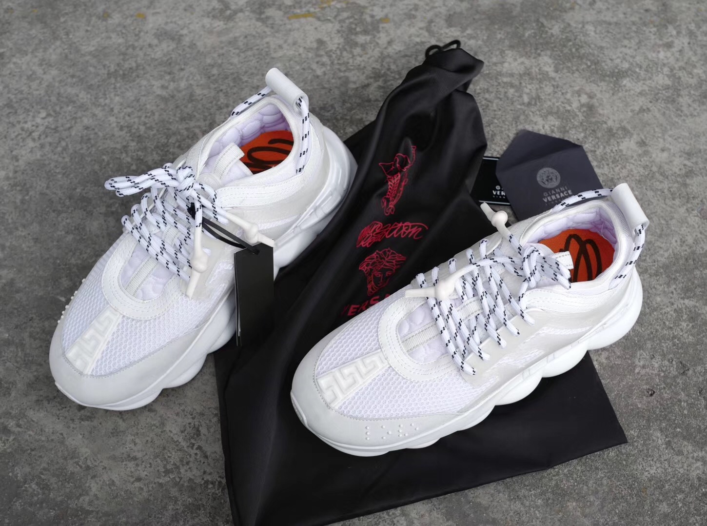 Bagsaaa Versace Chain Reactions Sneakers