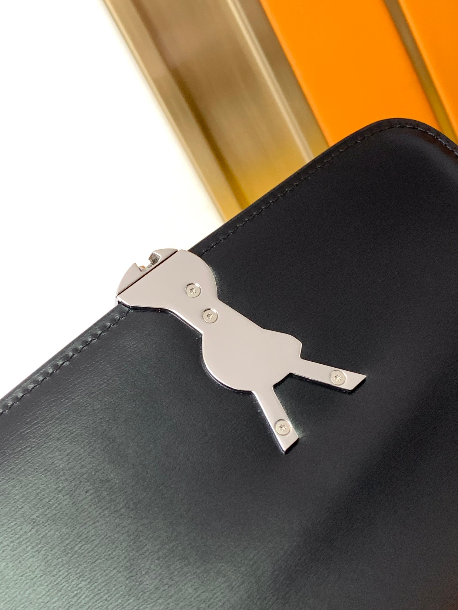 Bagsaaa Y51 Solferino Small Satchel in box black leather - 19 X 13 X 5 CM