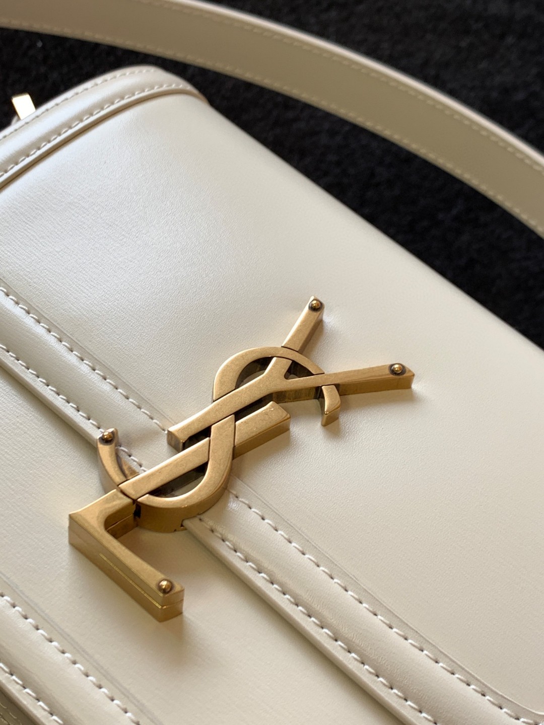 Bagsaaa Y51 Solferino Small Satchel in box white leather - 19 X 13 X 5 CM