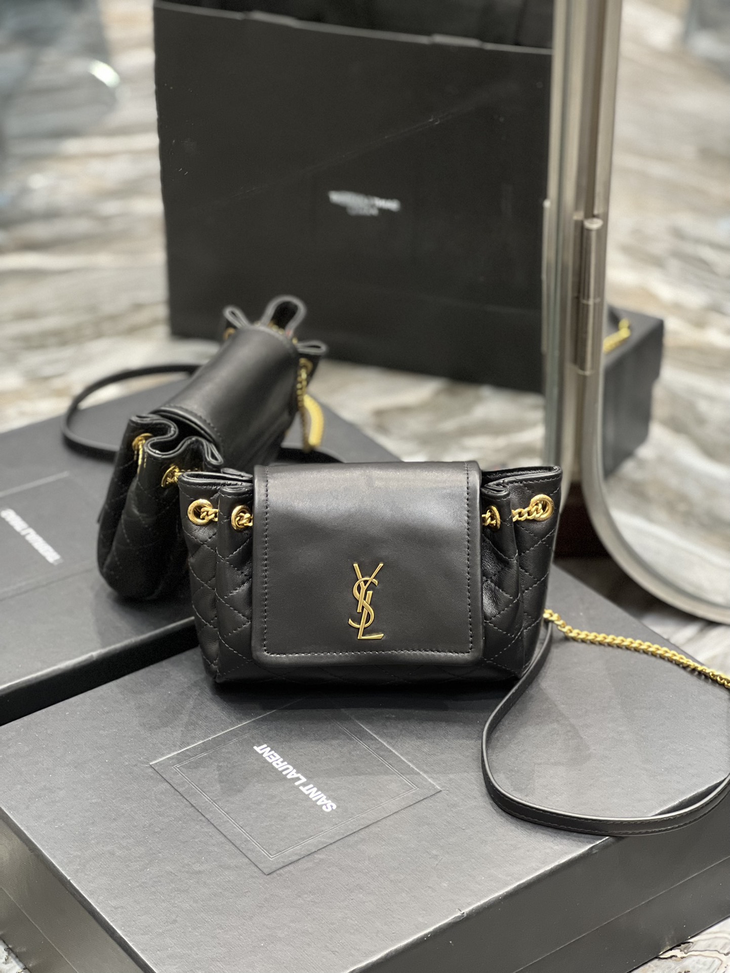 Bagsaaa Mini Nolita Black - 18x13x6cm