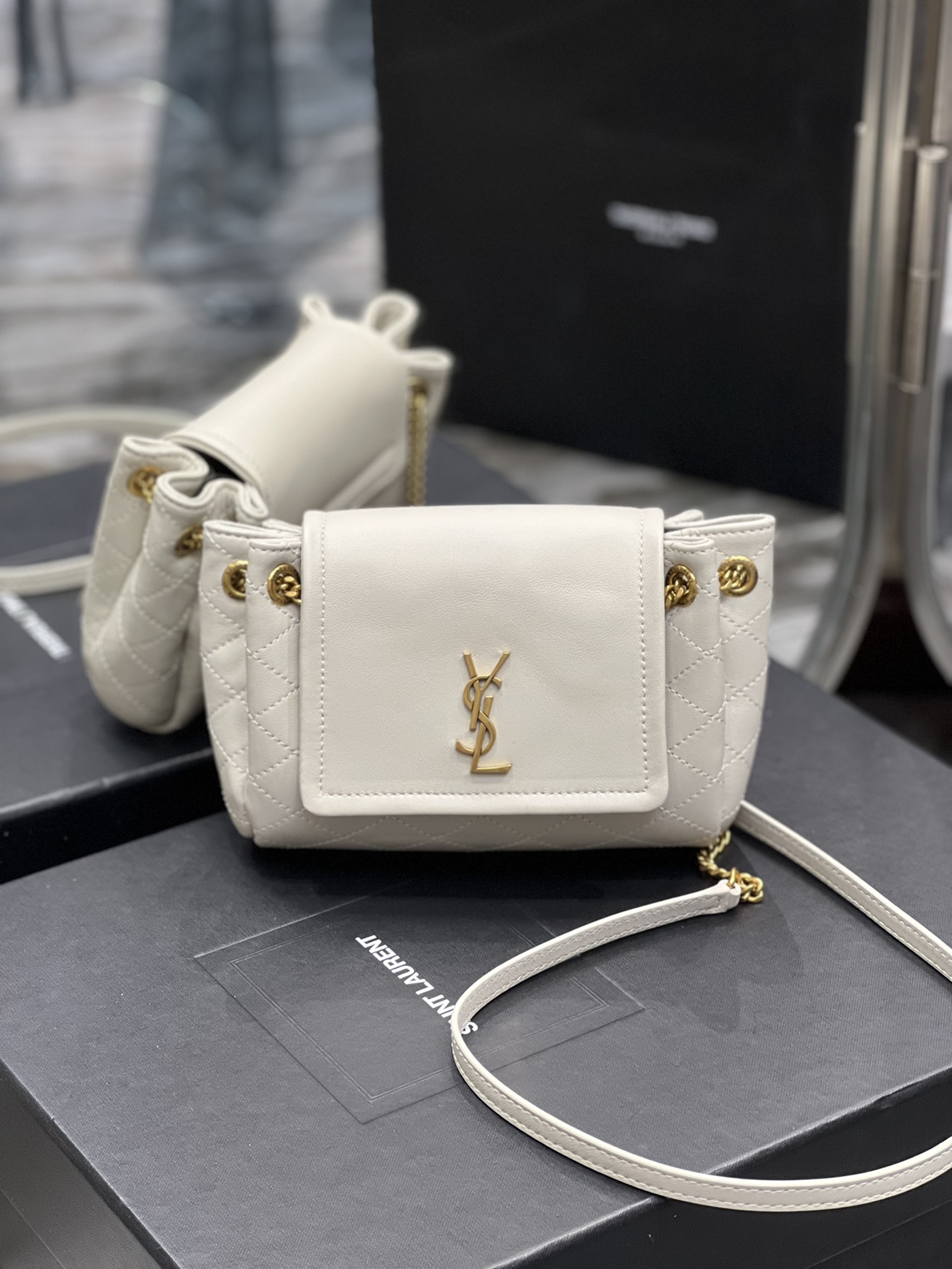 Bagsaaa Mini Nolita White - 18x13x6cm
