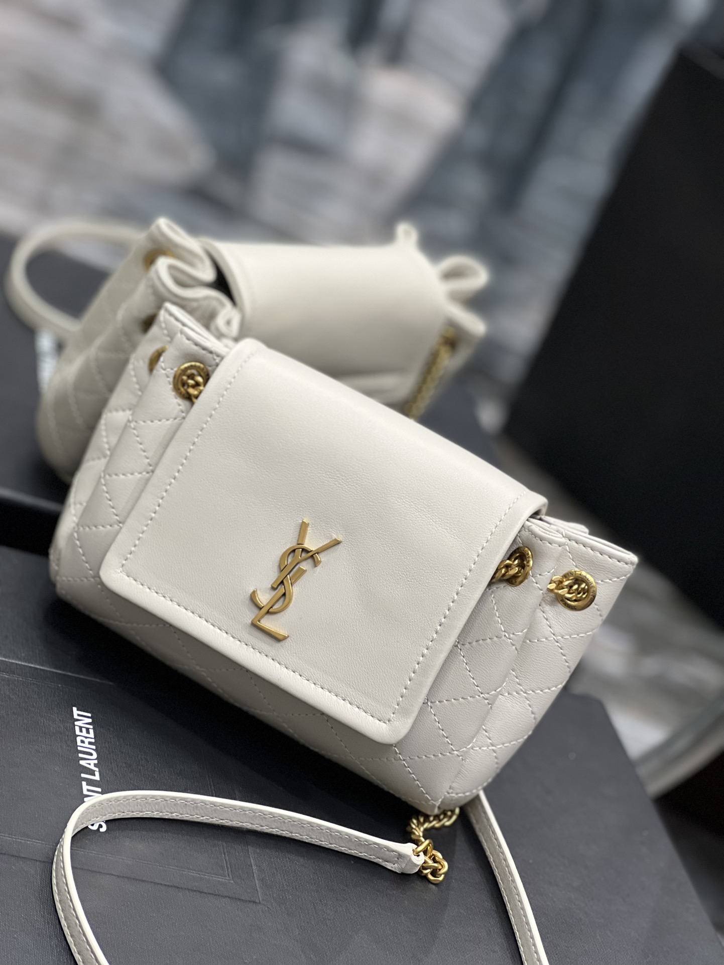 Bagsaaa Mini Nolita White - 18x13x6cm