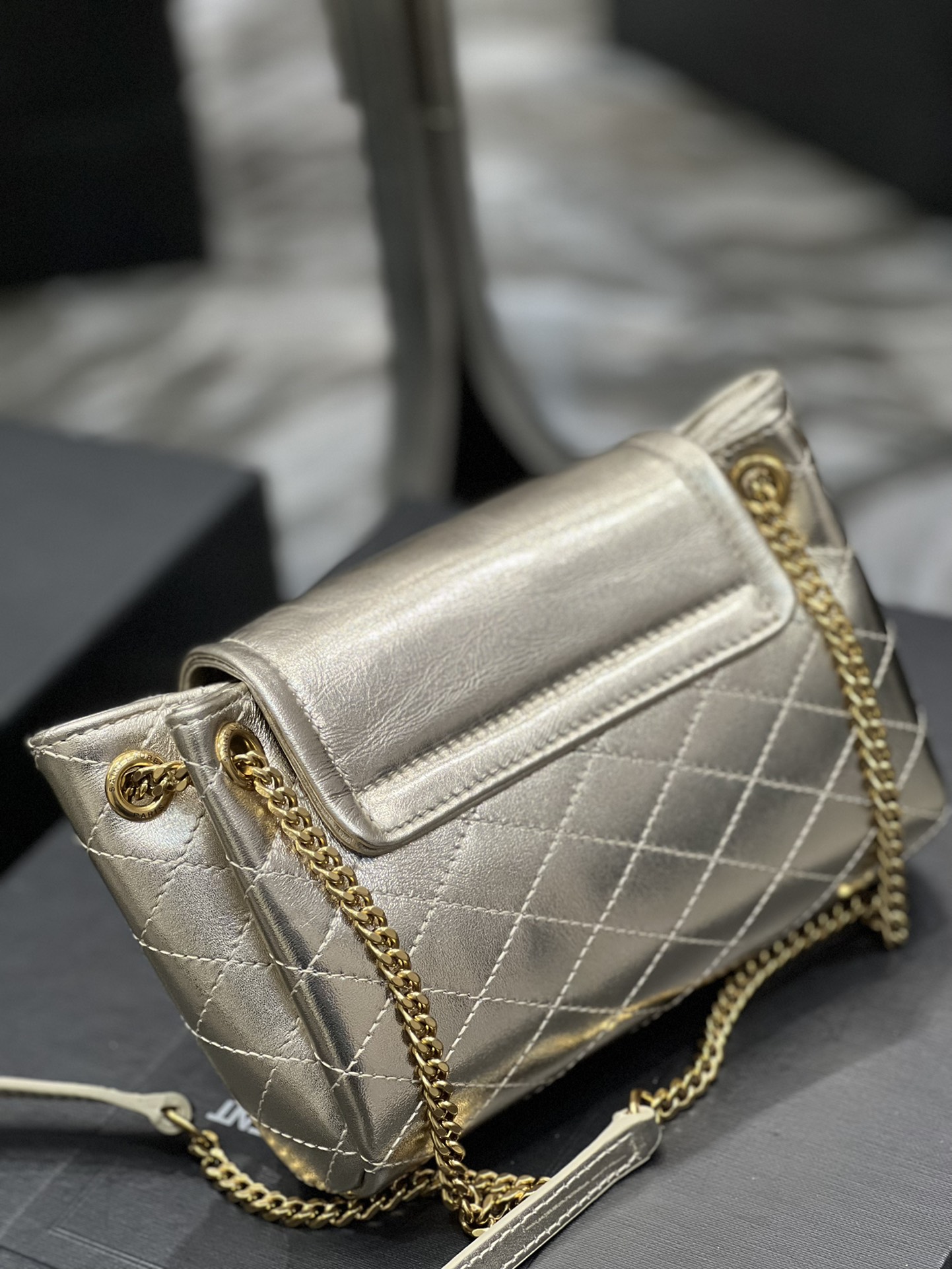 Bagsaaa Mini Nolita Gold - 18x13x6cm