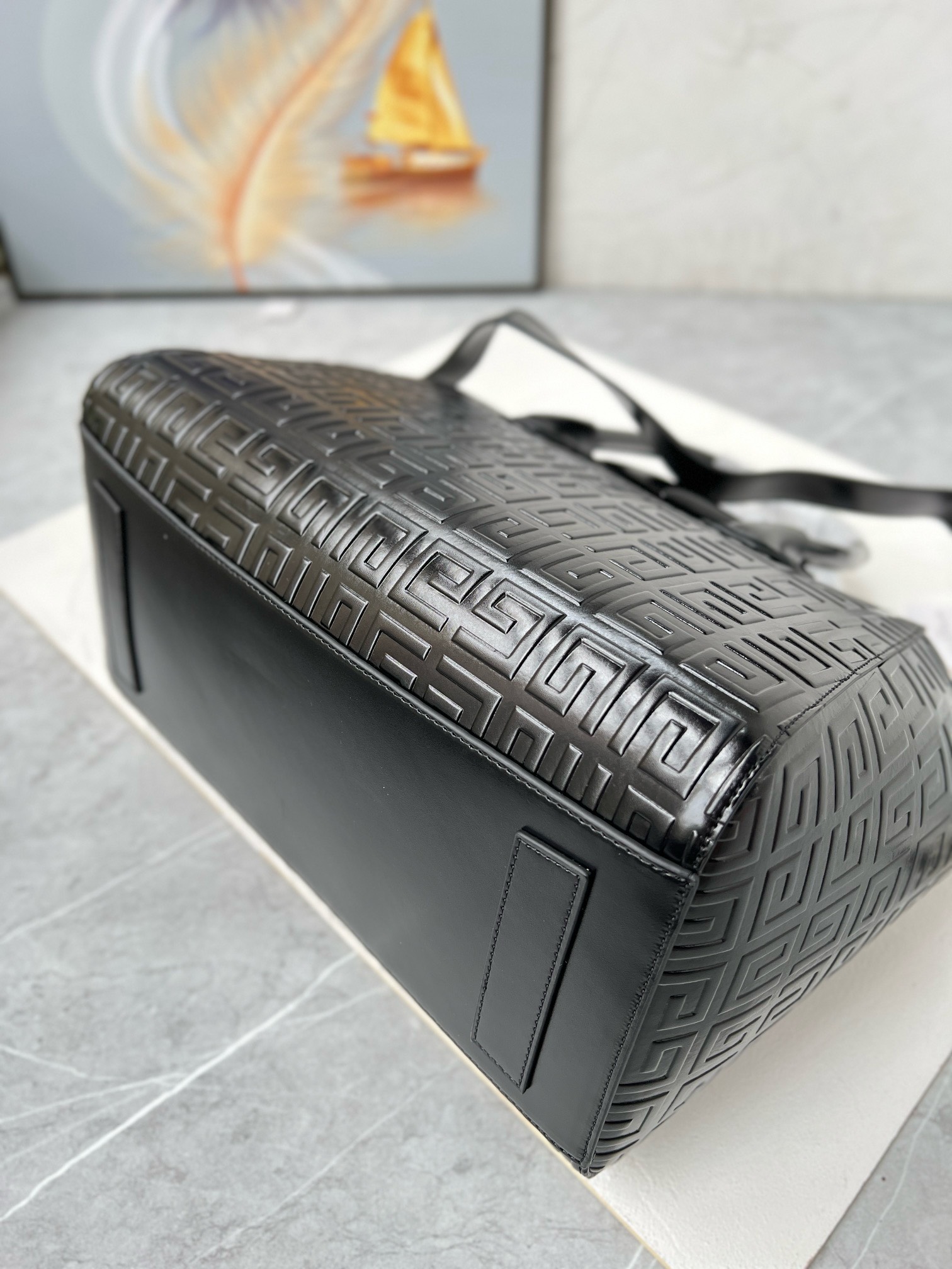 Bagsaaa Givenchy Antigona Tote Bag Black Box Leather - 33cm