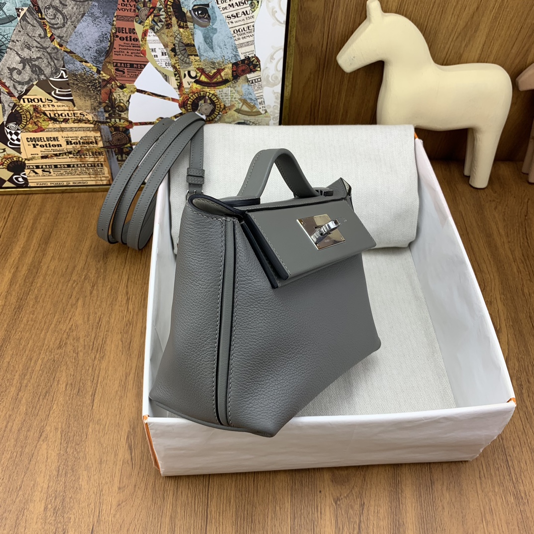 Bagsaaa H**me5 24/24 Swift Evercolor Grey - 21x16x12cm