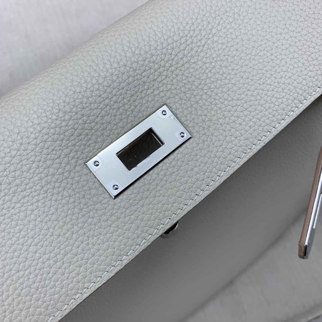 Bagsaaa H**me5 Kelly 32cm White Togo Leather