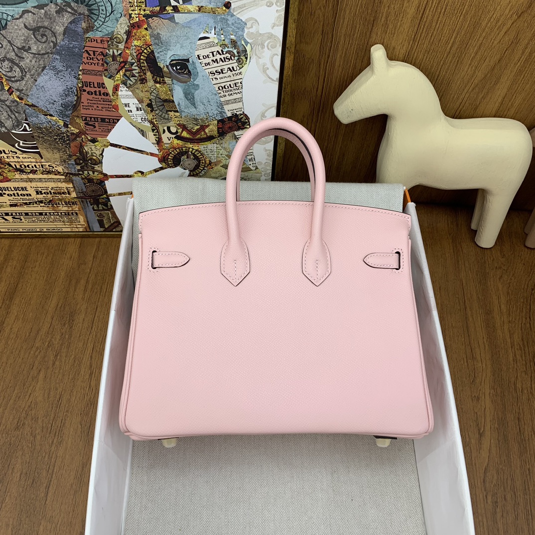 Bagsaaa H**me5 Birkin 25cm Epsom Leather Pink