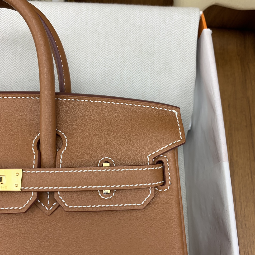 Bagsaaa H**me5 Birkin 25cm Swift Leather Brown