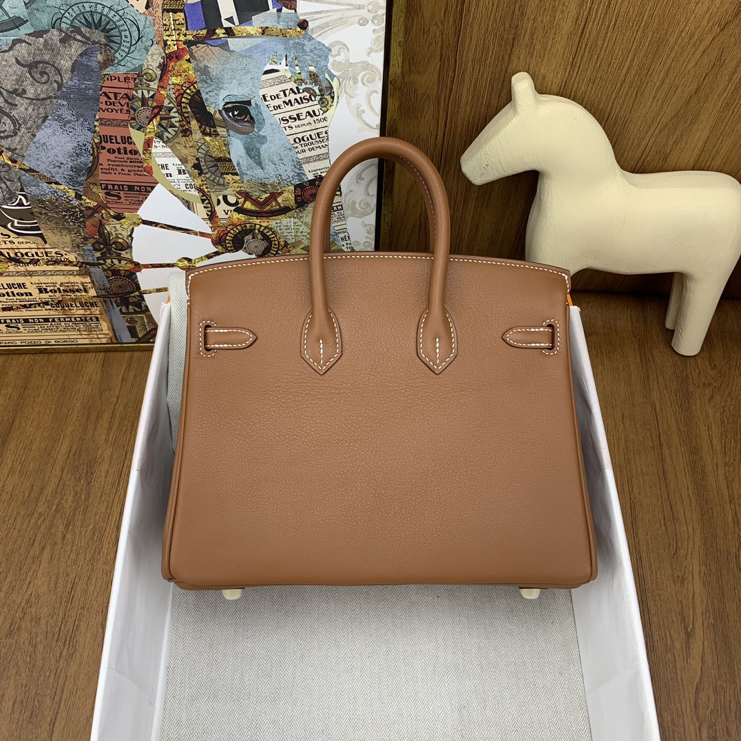 Bagsaaa H**me5 Birkin 25cm Swift Leather Brown