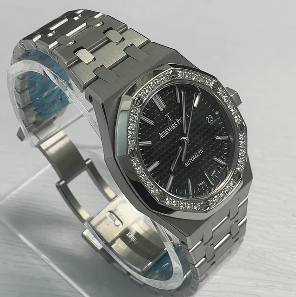 Bagsaaa Audemars P1g*et Royal Oak Selfwinding Black D1am0nd 37mm