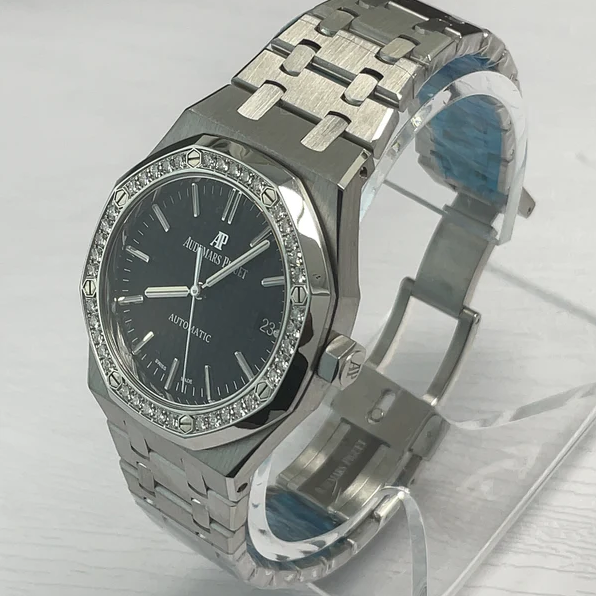 Bagsaaa Audemars P1g*et Royal Oak Selfwinding Black D1am0nd 37mm