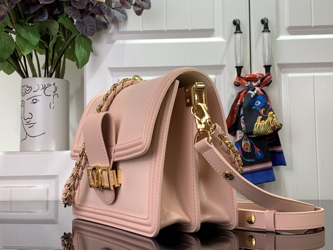Bagsaaa L0vis Vvtt0n Dauphine MM Epi Leather Pink - 25 x 17 x 10.5 cm