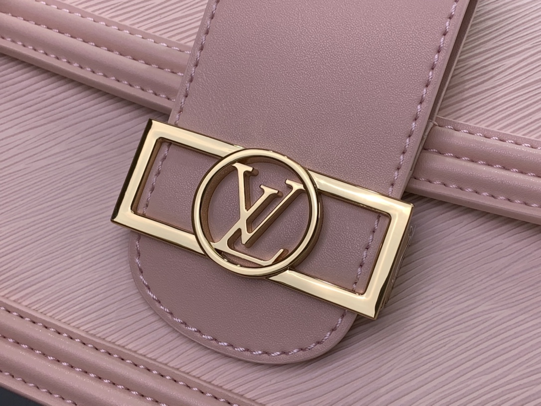 Bagsaaa L0vis Vvtt0n Dauphine MM Epi Leather Pink - 25 x 17 x 10.5 cm