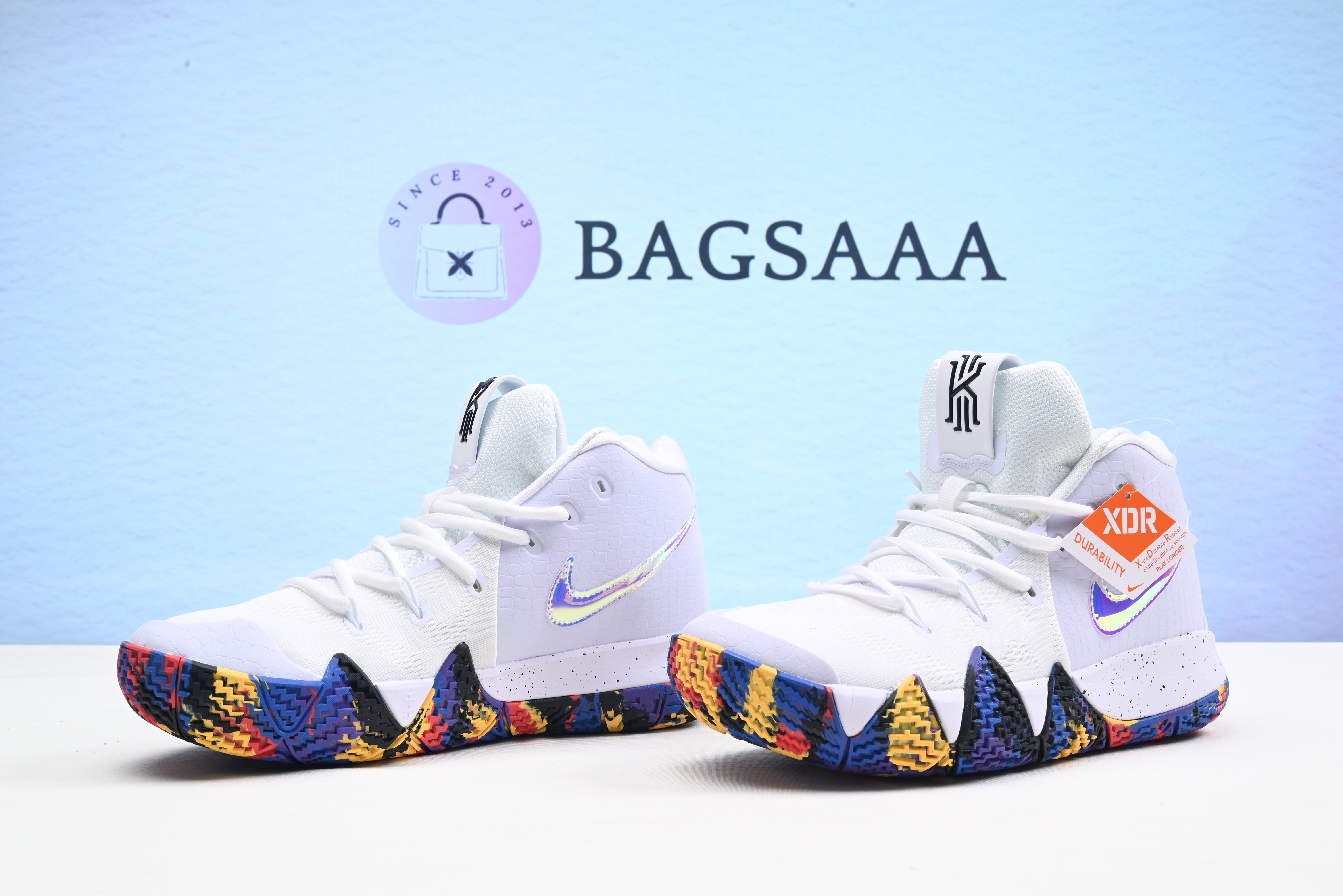 Bagsaa Nike Kyrie 4 White Color