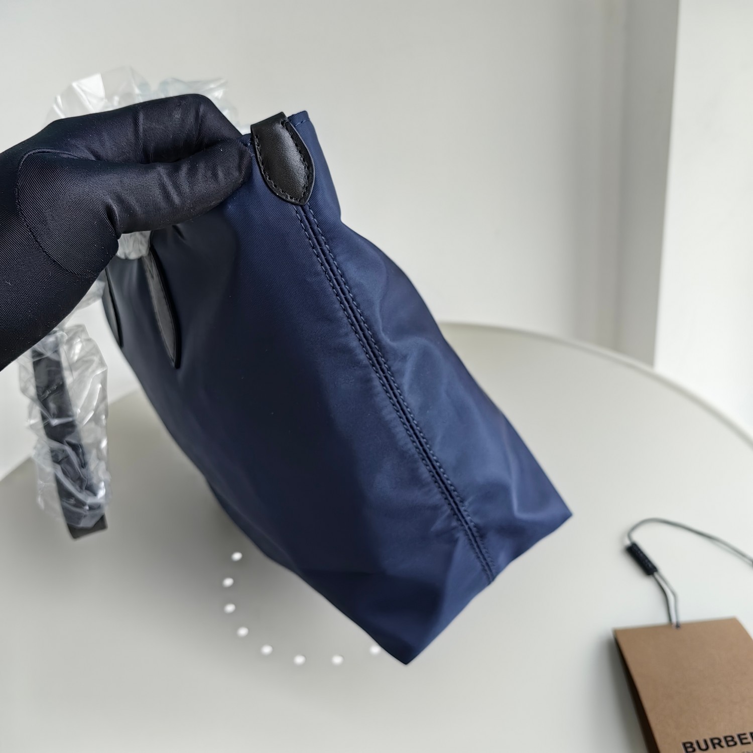 Bagsaaa Bv*b*rry Nylon Blue Tote - 30X24x11cm (40cm)