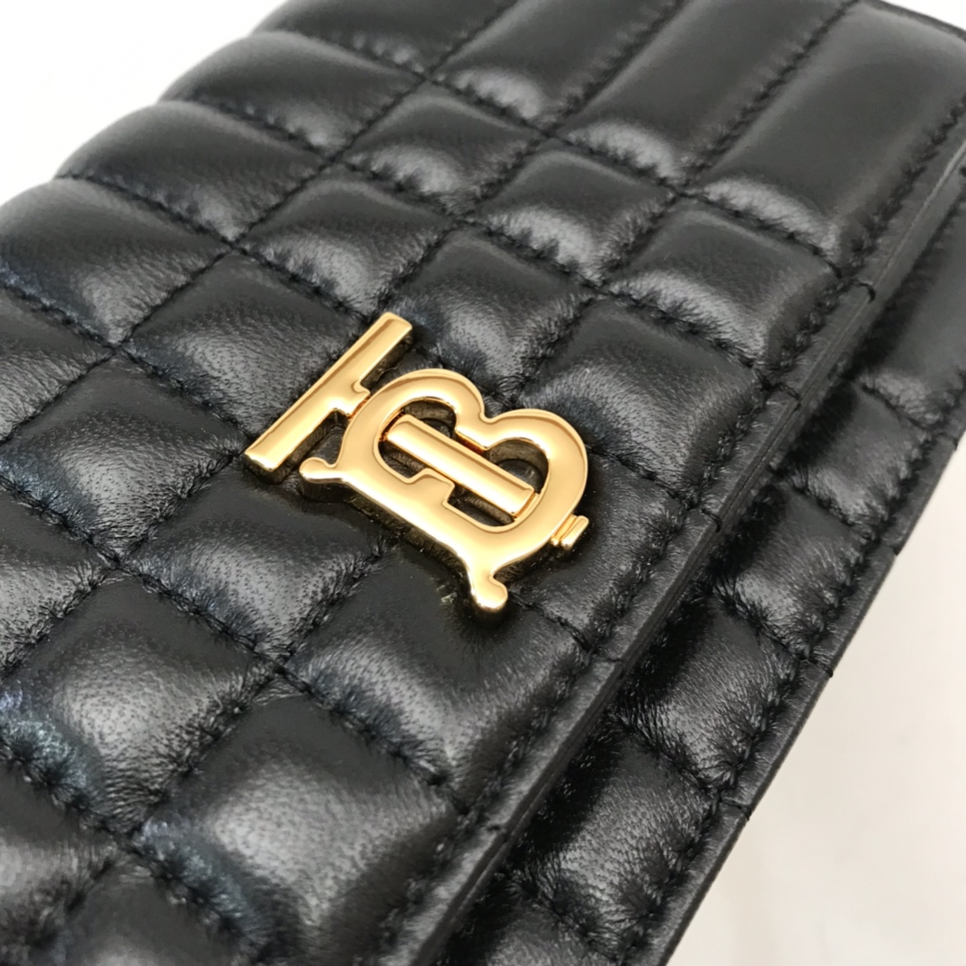 Bagsaaa Bv*b*rry Lola Shoulder Black Bag - 20 x 5 x 12cm