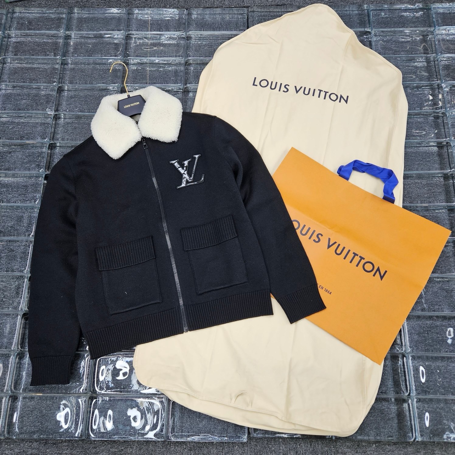 Bagsaaa L0vis Vvtt0n Wool Blouson With Removable Shearling Polar 