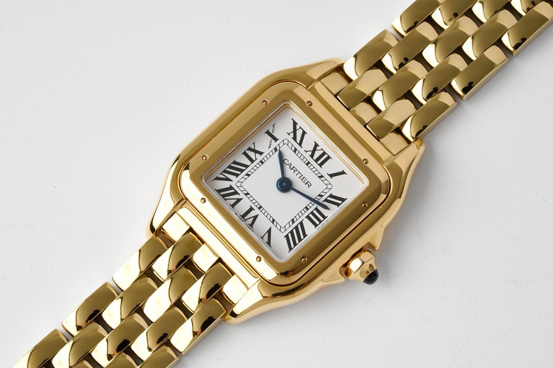Bagsaaa Ca*t1er Panthere Watch Gold 22mm