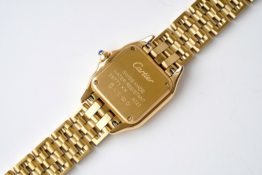 Bagsaaa Ca*t1er Panthere Watch Gold 22mm