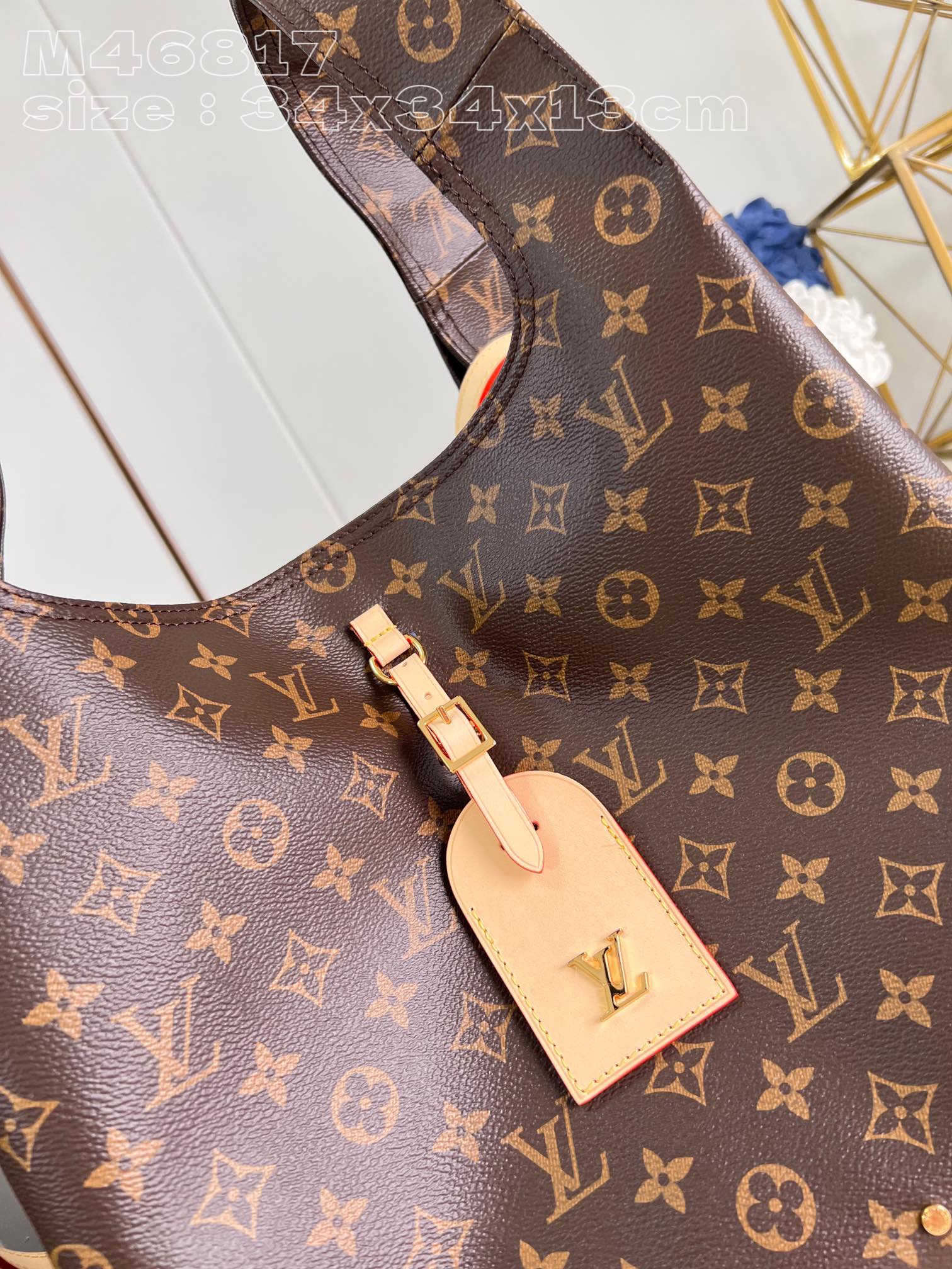 Bagsaaa L0vis Vvtt0n M46817 Atlantis GM Bag Monogram - 34 x 34 x 13cm