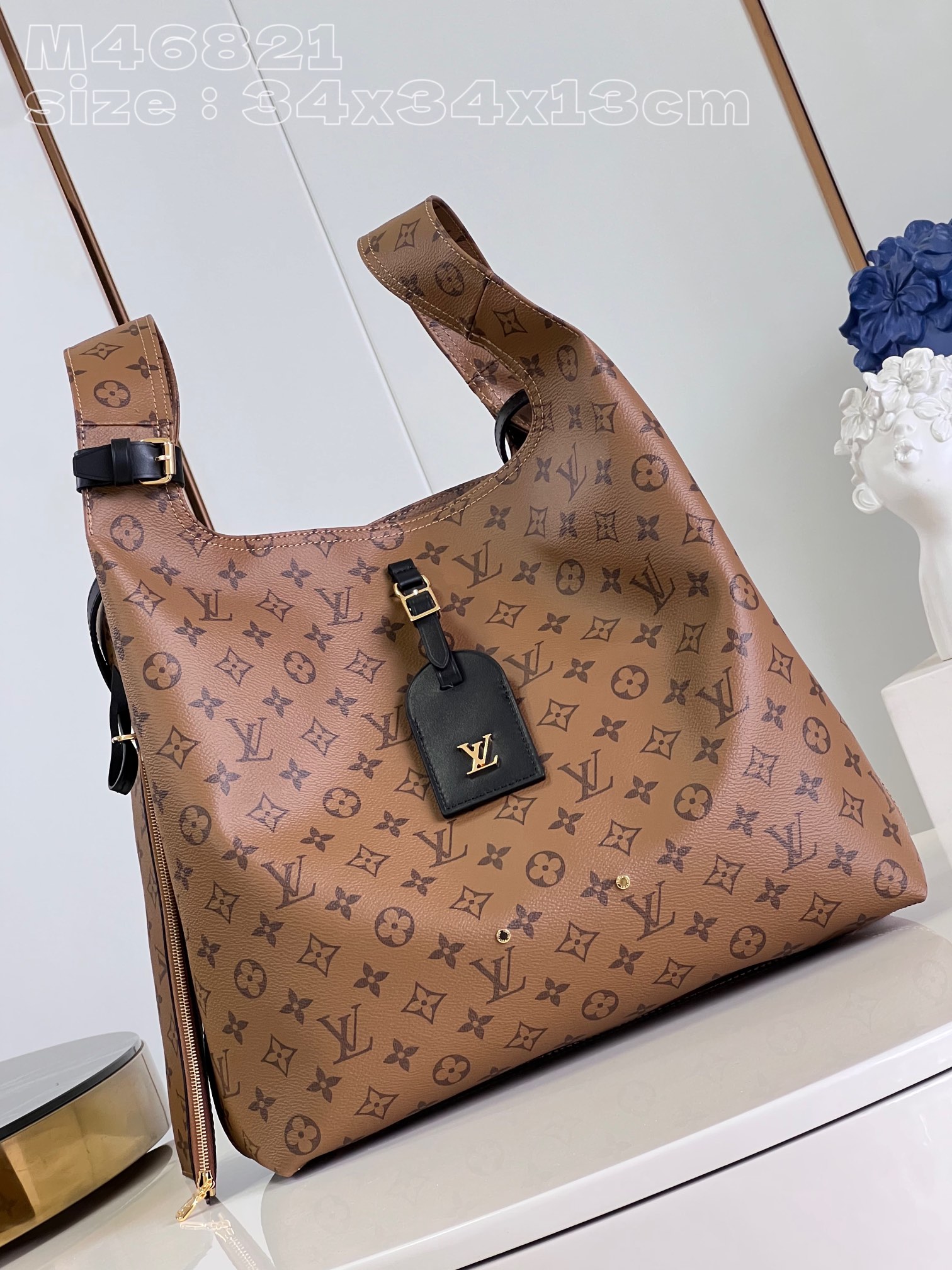 Bagsaaa L0vis Vvtt0n Atlantis Light Brown - 34 x 34 x 13cm