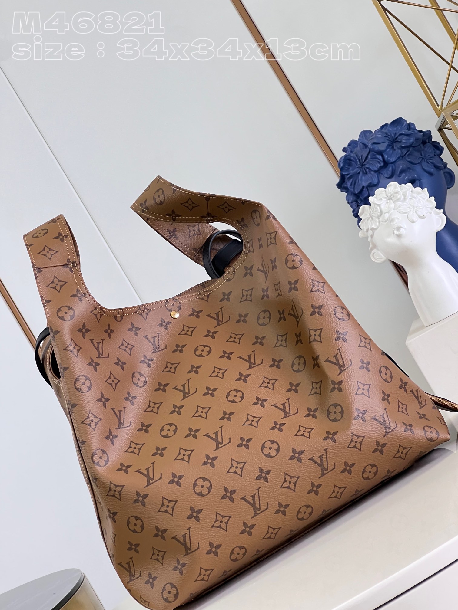 Bagsaaa L0vis Vvtt0n Atlantis Light Brown - 34 x 34 x 13cm
