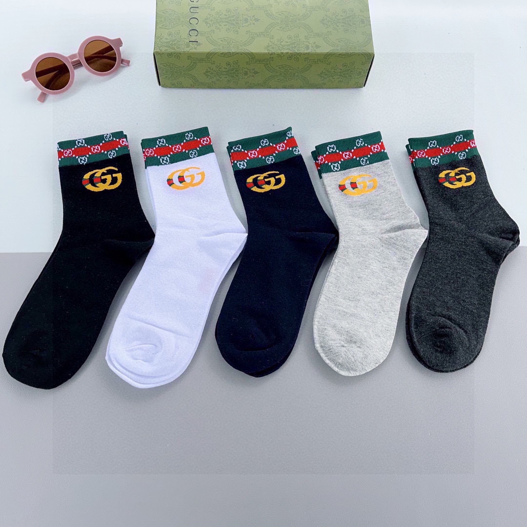 Bagsaaa Set Gvc*1 Socks 5 colors