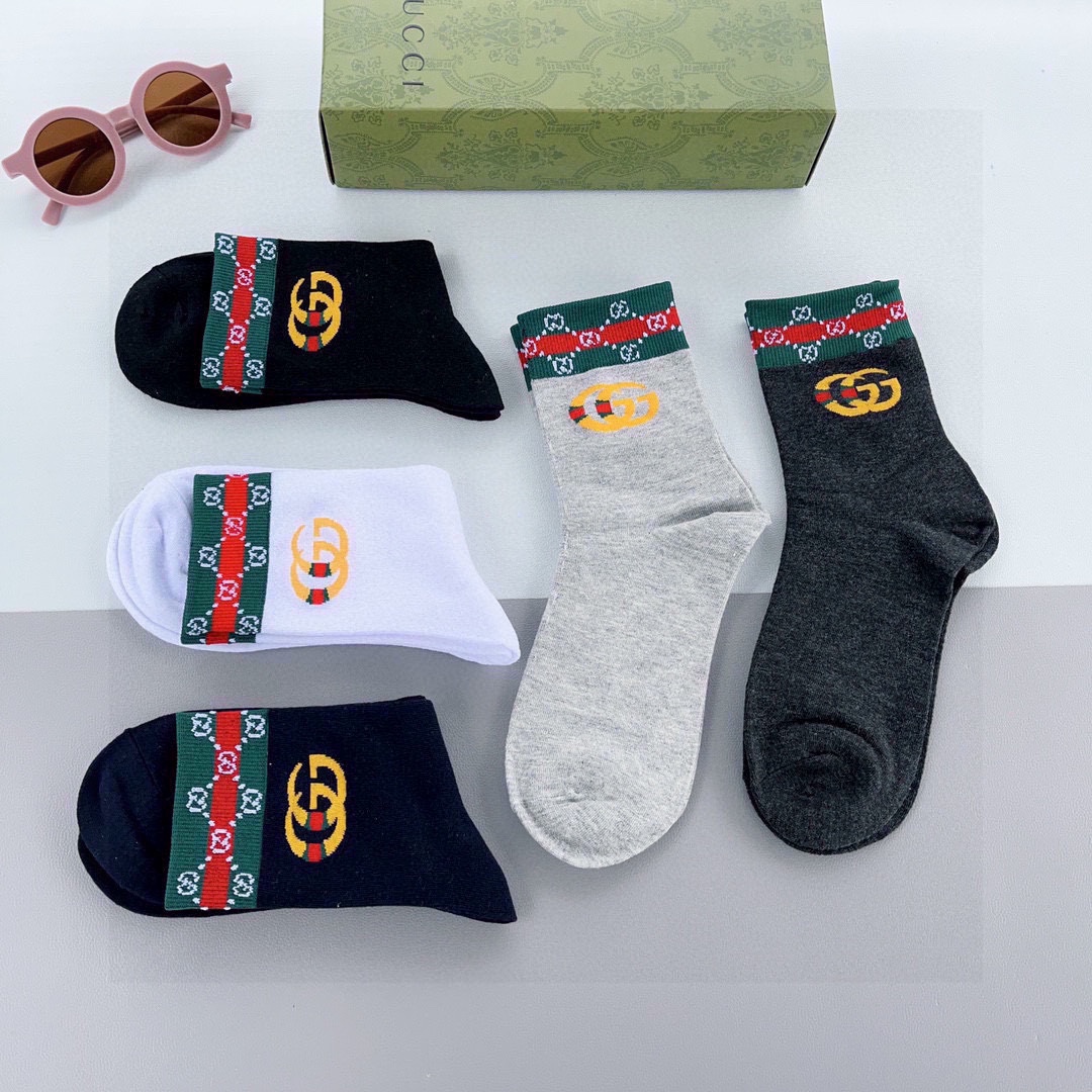 Bagsaaa Set Gvc*1 Socks 5 colors