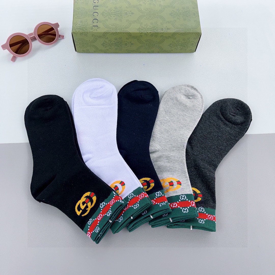 Bagsaaa Set Gvc*1 Socks 5 colors