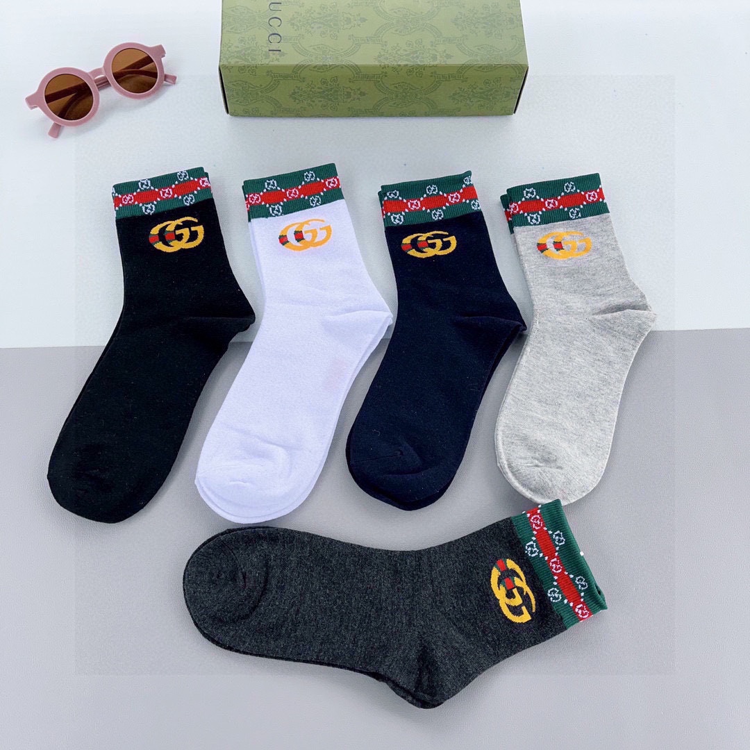 Bagsaaa Set Gvc*1 Socks 5 colors