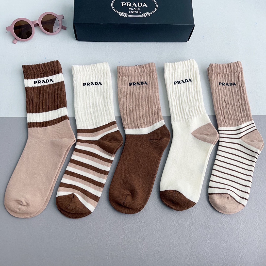 Bagsaaa Set Pra*a Socks 5 colors