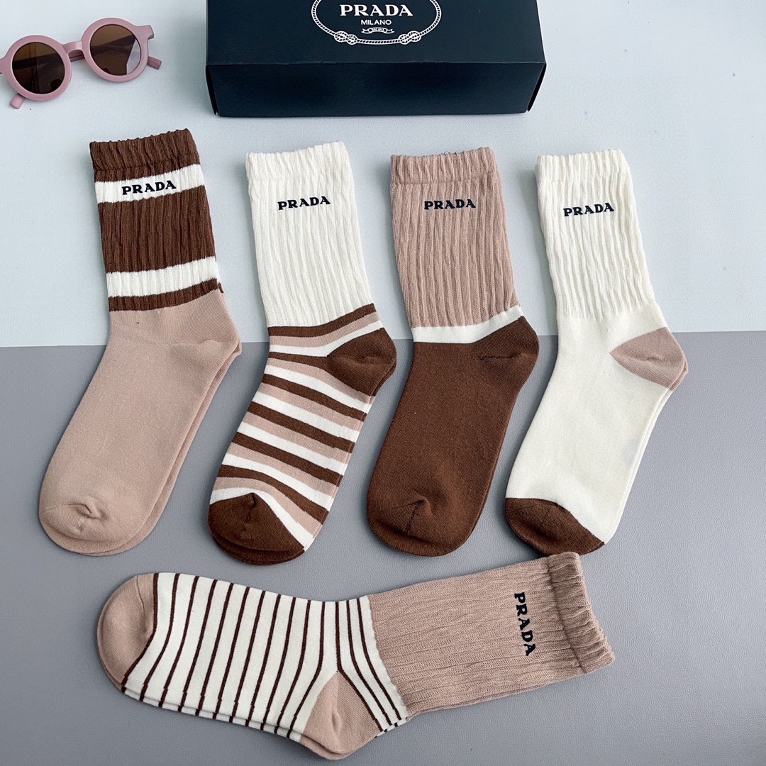Bagsaaa Set Pra*a Socks 5 colors