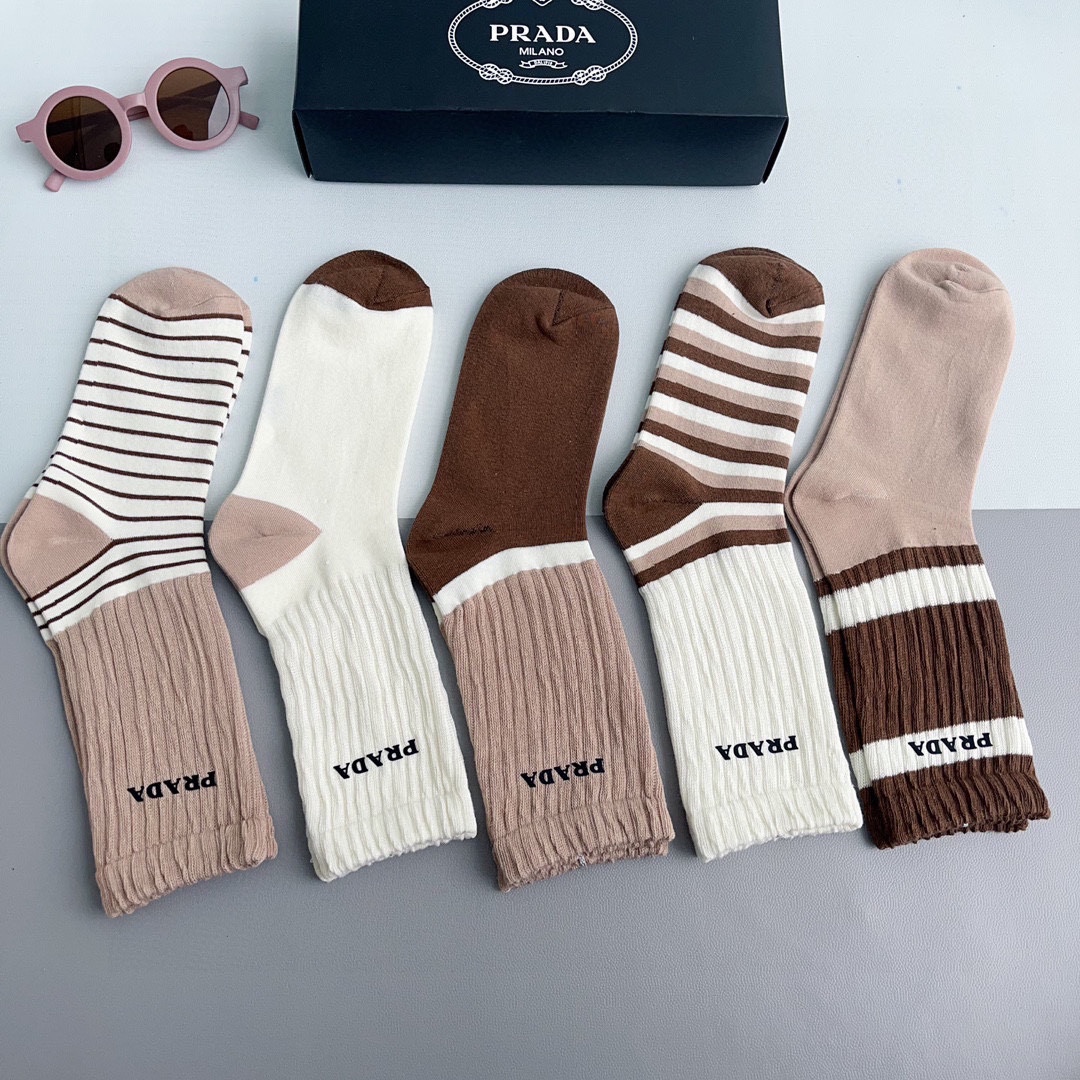 Bagsaaa Set Pra*a Socks 5 colors