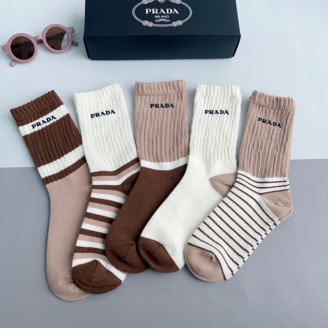 Bagsaaa Set Pra*a Socks 5 colors