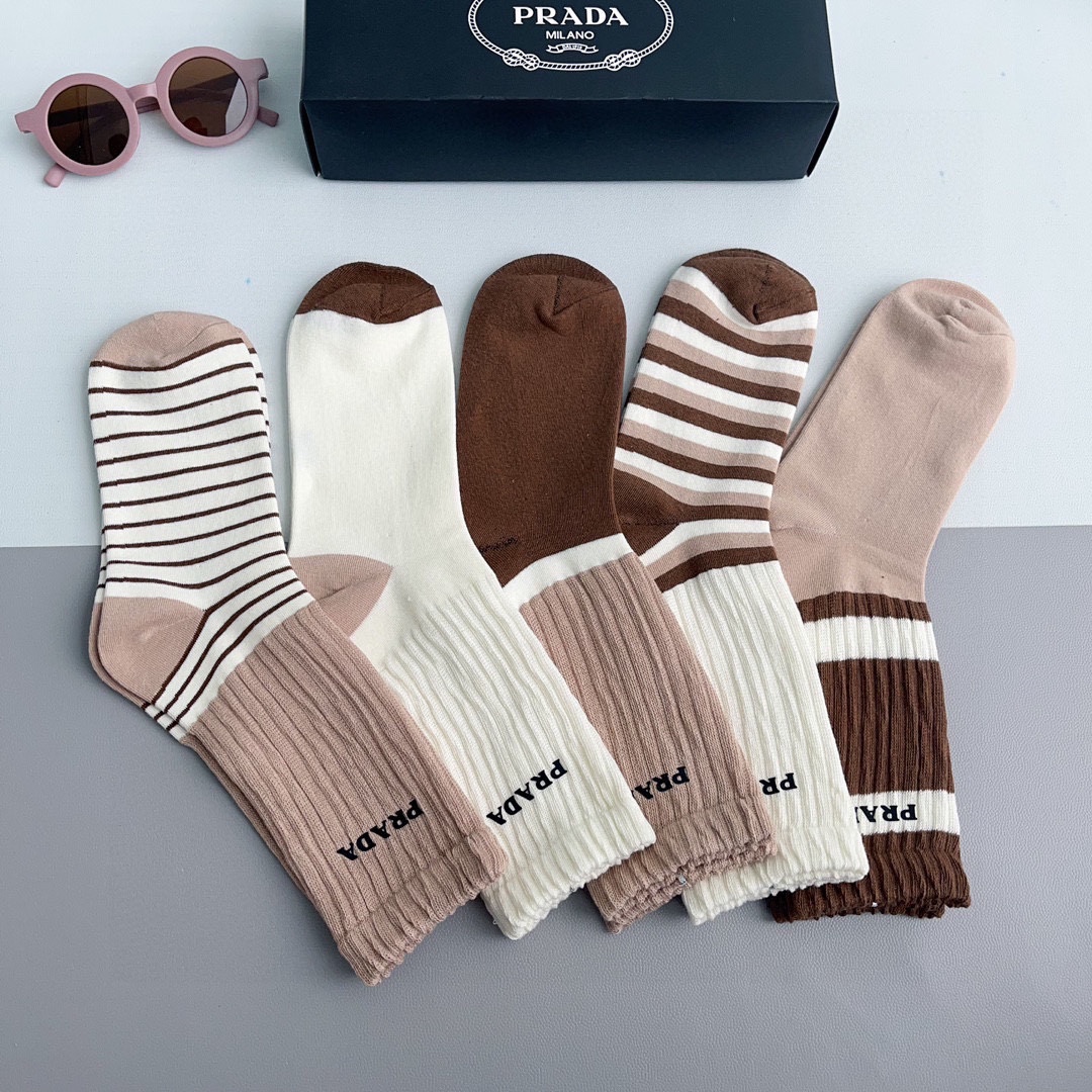 Bagsaaa Set Pra*a Socks 5 colors