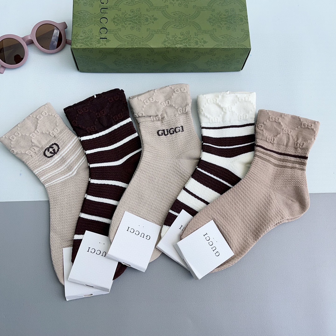 Bagsaaa Set Gvc*1 Socks 5 Styles